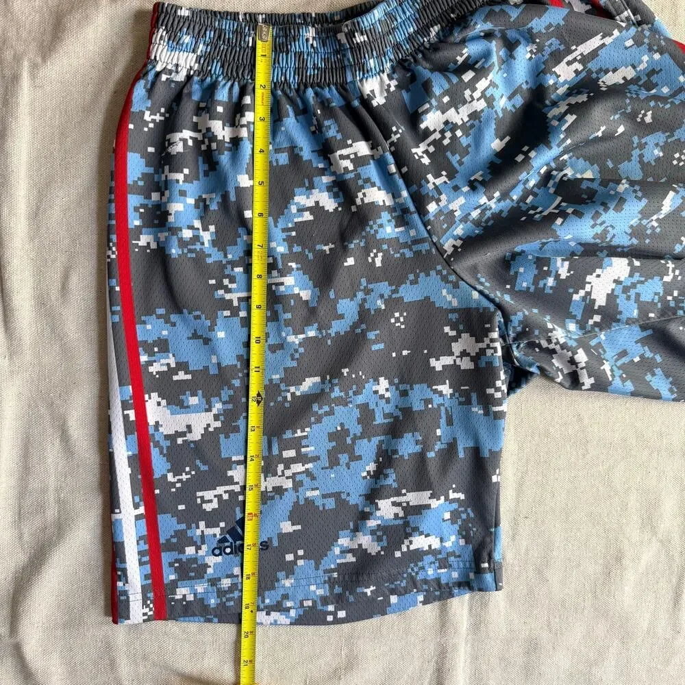 Adidas Shorts Men's L Gym Mesh Digi Camo Basketball SC The Citadel Bulldogs